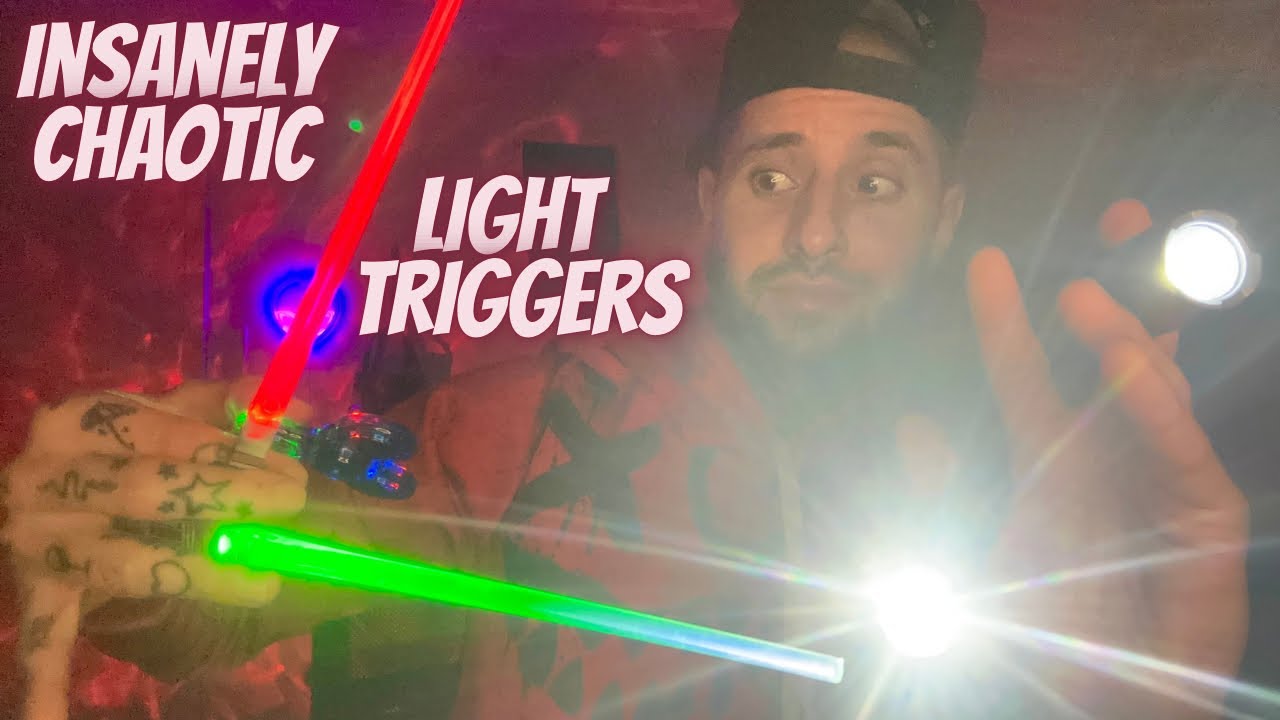 ASMR | ⚠️Warning⚠️Chaotic & Aggressive Light Triggers Pt.8
