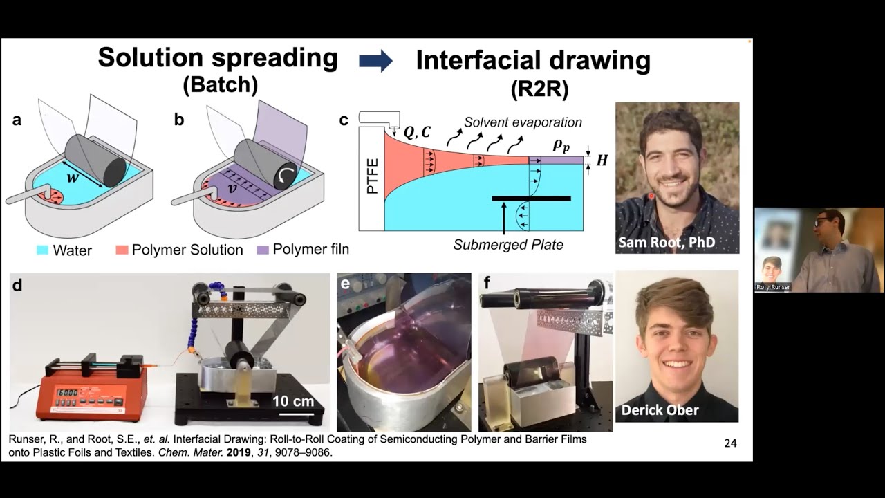 Rory Runser's PhD defense: Deformable Semiconducting Polymers for Organic & Perovskite Solar Cells