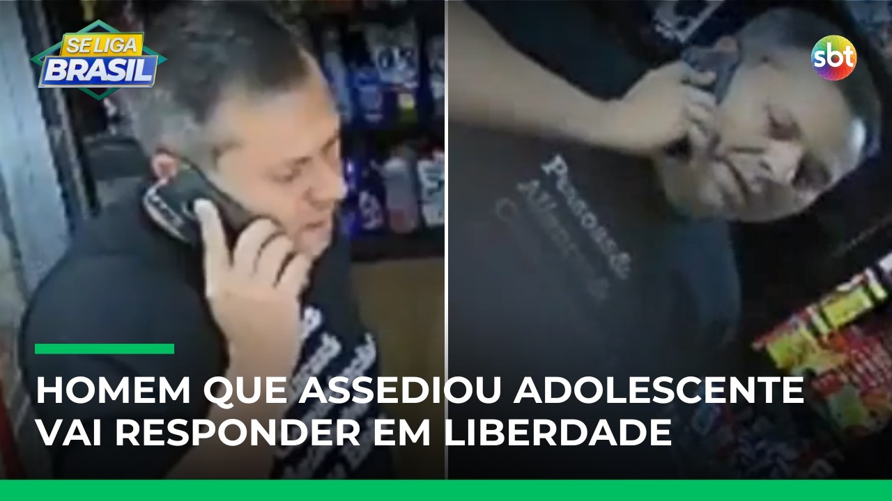 Assediador do mercadinho vai responder em liberdade e diz que “foi sem querer