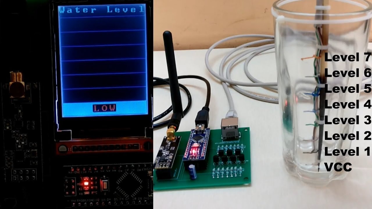 How To Make Water Level Indicator With Alarm Using Arduino | Wireless Long Range Up to 1 km