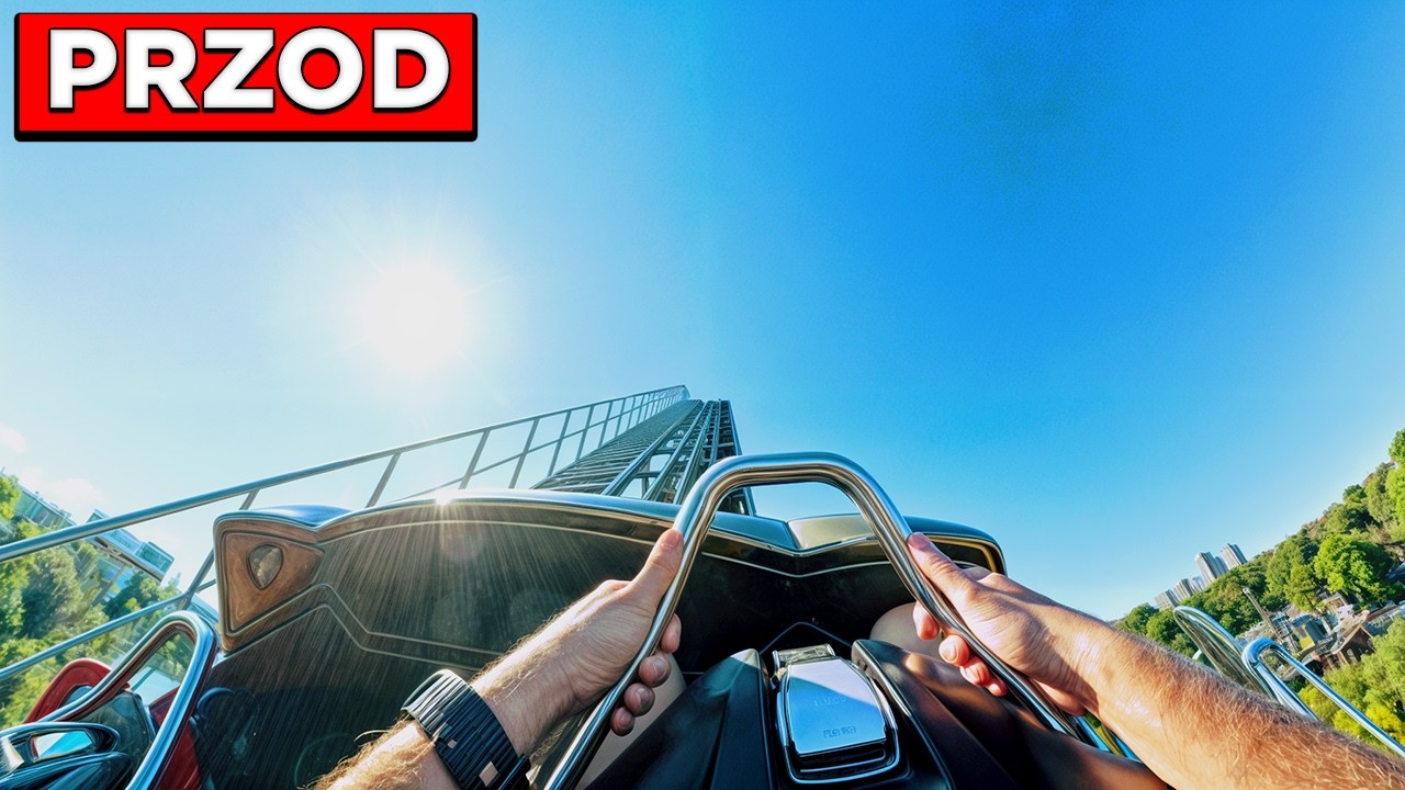 Lech Coaster (Przejazd) (Przód) - Legendia 2025 (POV) (Chorzów, Polska) Insta360 X4