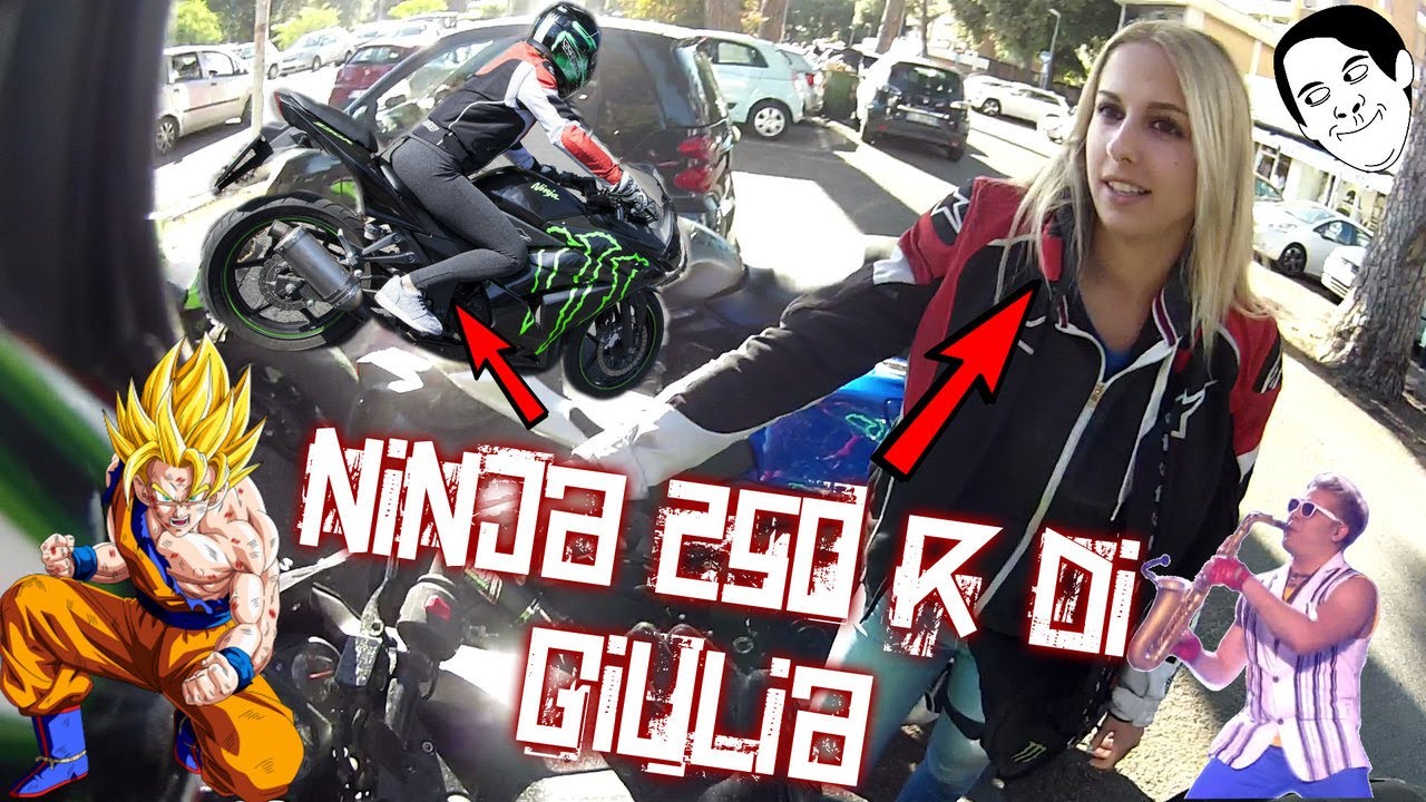 TEST Kawasaki Ninja 250 R - Sono riuscito a provare la moto della ragazza !!! 💪 + 0 - 100 km/h!! 👺