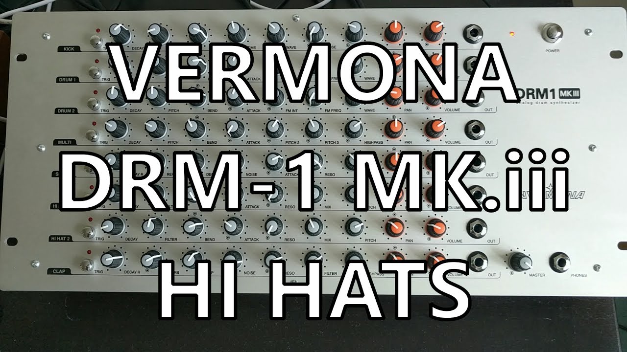 Vermona DRM1 Pt. 06 - Hi-hats