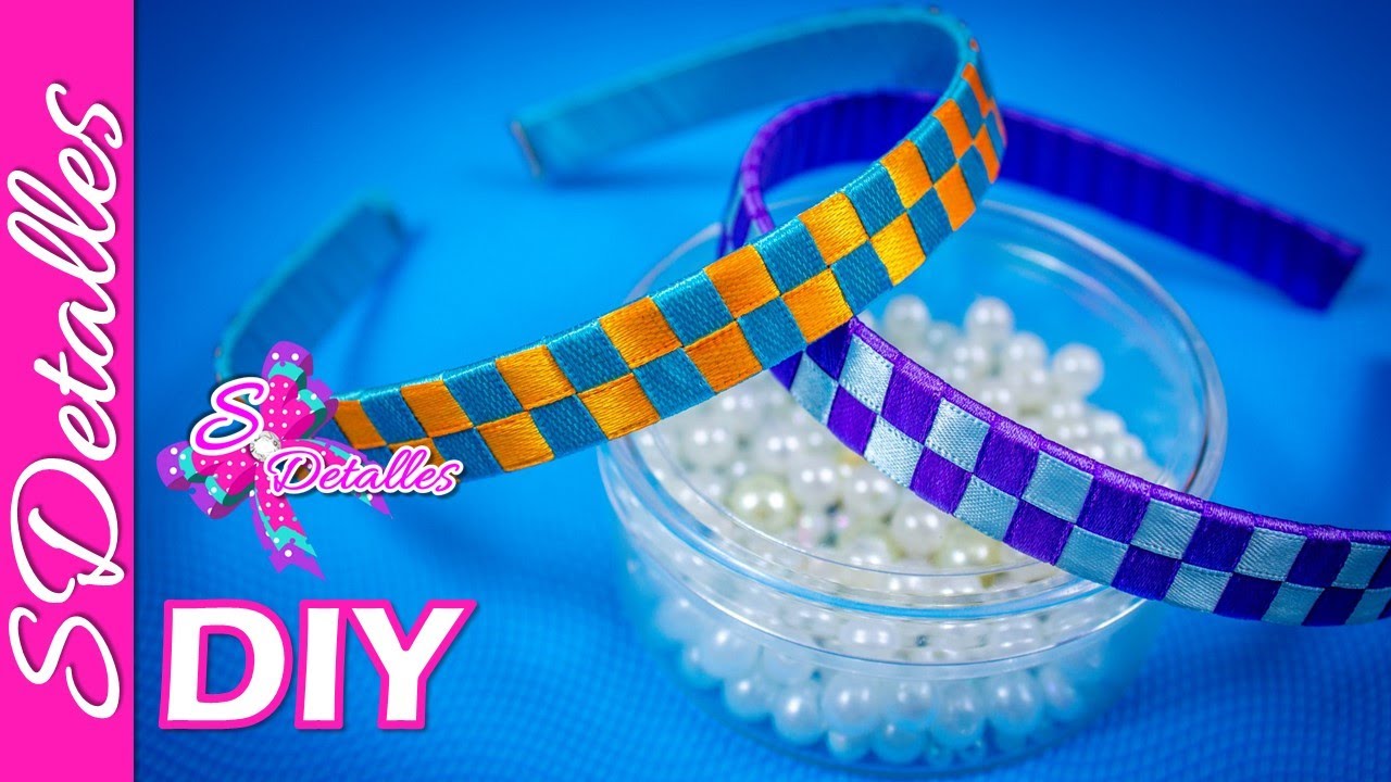Como hacer Cintillos o Diademas: Tejido de Diadema o Cintillo #1 | Video# 22 | SDetalles | DIY