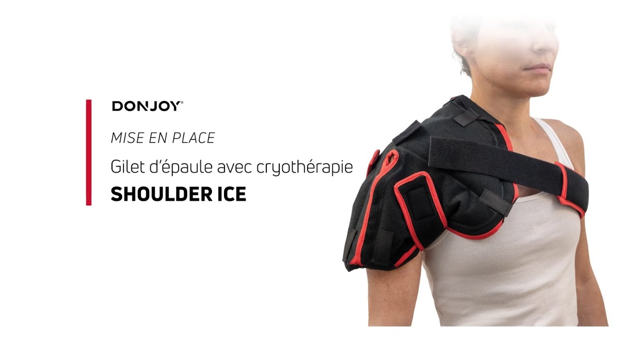 Shoulder Ice_Gilet d'épaule avec cryothérapie - Mise en place
