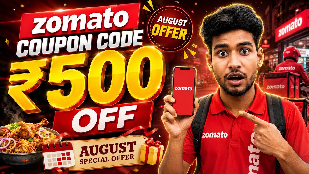 🔥 Zomato Coupon Code Today | New Offers & Promo Codes 2026 💥 Save Big on Every Order 🍕🎉