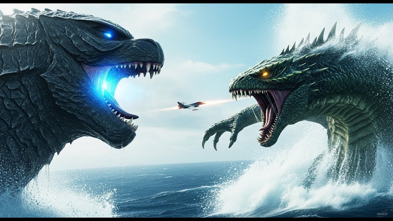 GODZILLA vs TIAMAGON | Epic Underwater Titan Battle | 4K AI Cinematic Film