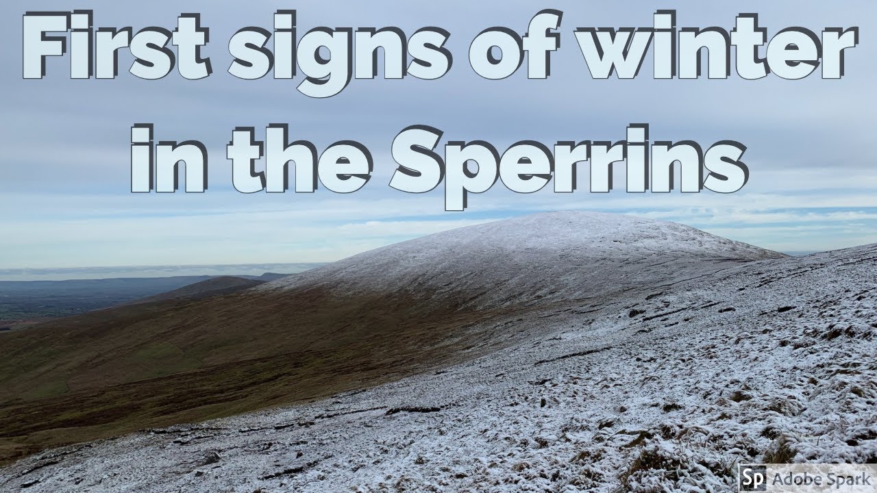 First signs of winter in the Sperrins .