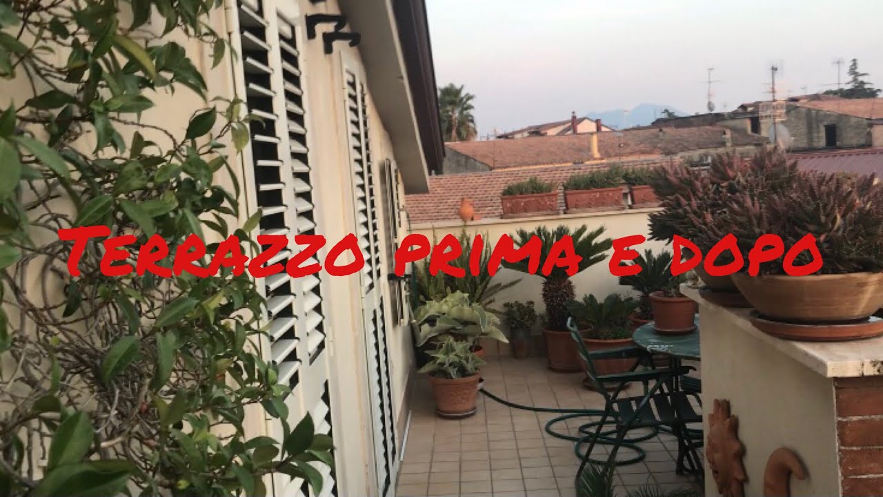 Pulizie intense del terrazzo! #pulizie