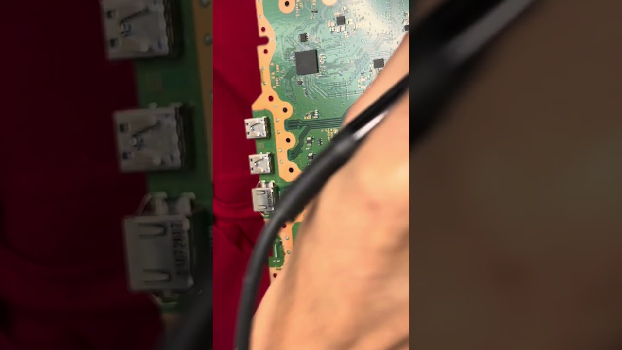PlayStation 5 HDMI port replacing/repair and PlayStation cleaning ￼