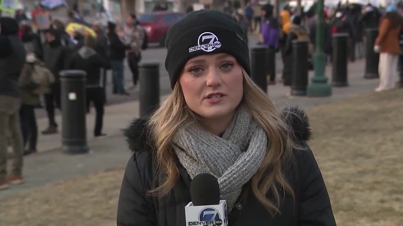Denver protesters demand accountability after another fatal Minneapolis ICE shooting
