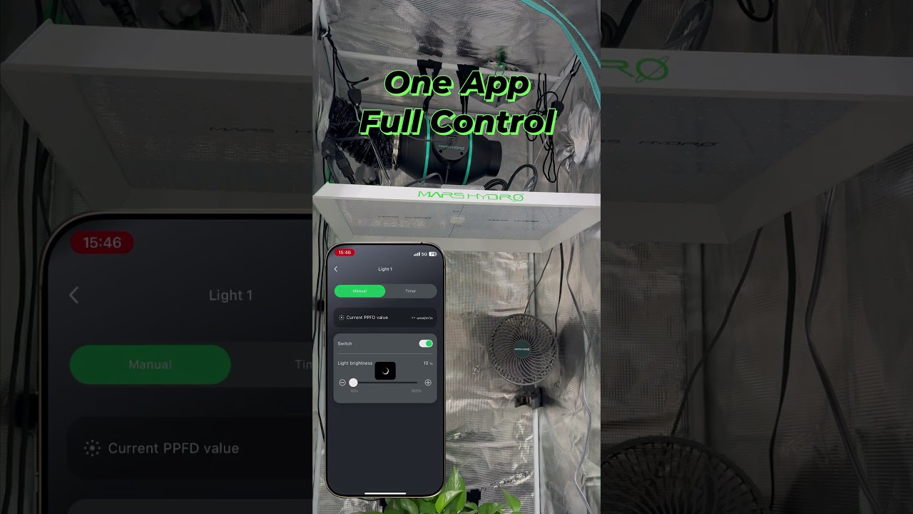 LED Grow Light Timing & Sunrise/Sunset Control | Mars Hydro iHub Pro, App #intelligentsystems