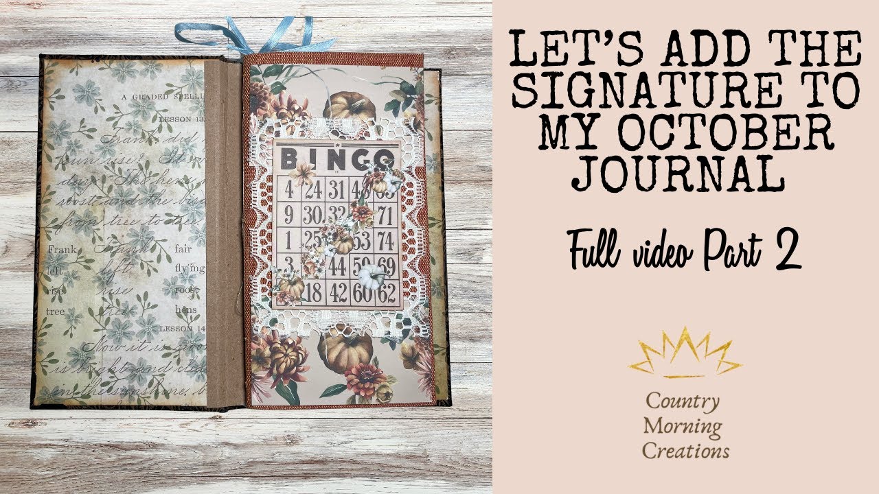 Добавляю подпись на обложку своего октябрьского журнала 