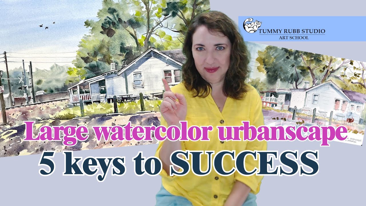 Watercolor landscape tips: make it real and make it work