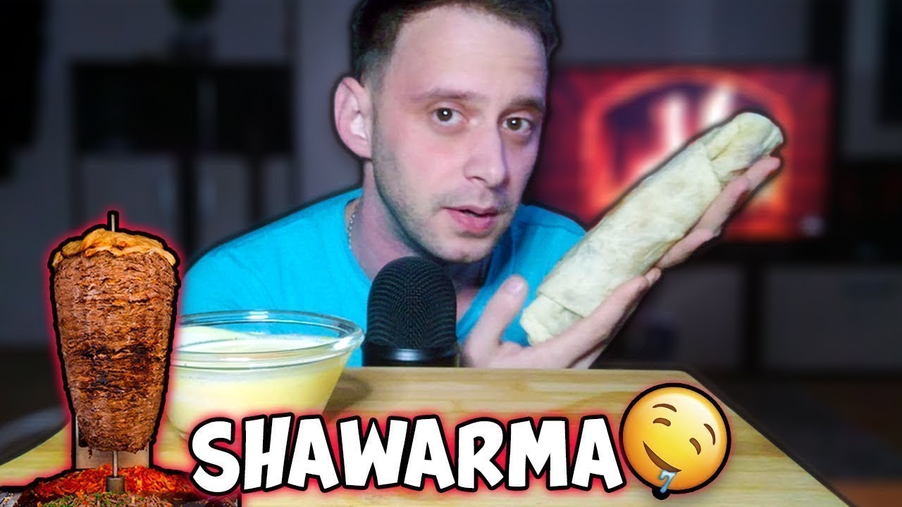 🥙 DELICIOUS GOURMET SHAWARMA ASMR | TASTY EATING SOUNDS