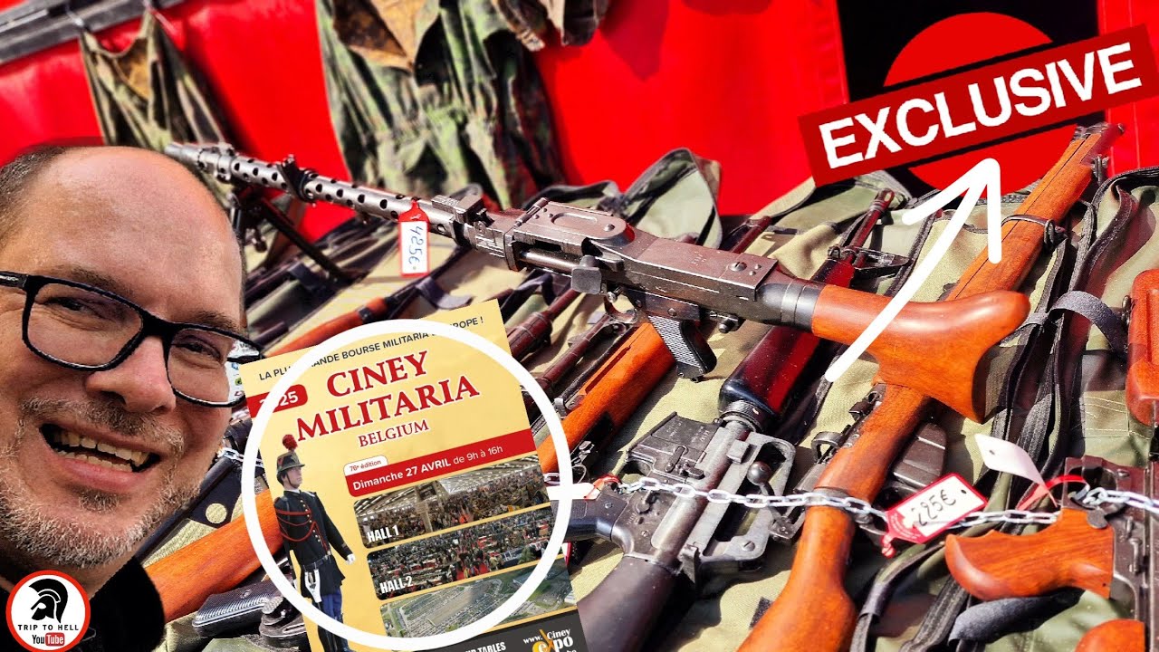 🎖 Au cœur de la bourse #ciney #militaria 2025 avec 5 kilomètres de tables & plus de 12.000 visiteurs