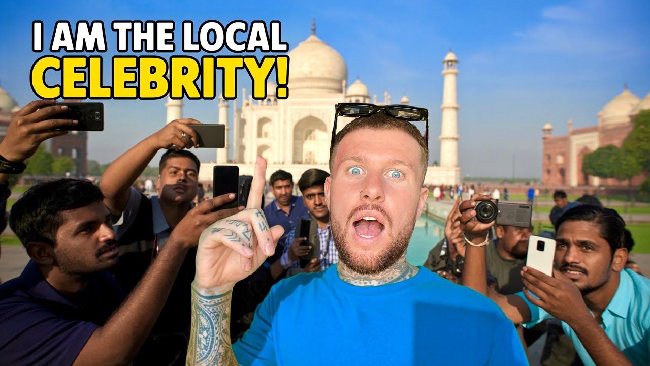 ОТ ТУРИСТА ДО ЗНАМЕНИТОСТИ В ТАДЖ-МАХАЛЕ, ИНДИЯ 🇮🇳 🌟