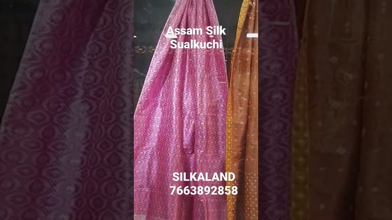Assam Silk Sualkuchi |SILKALAND| paat muga