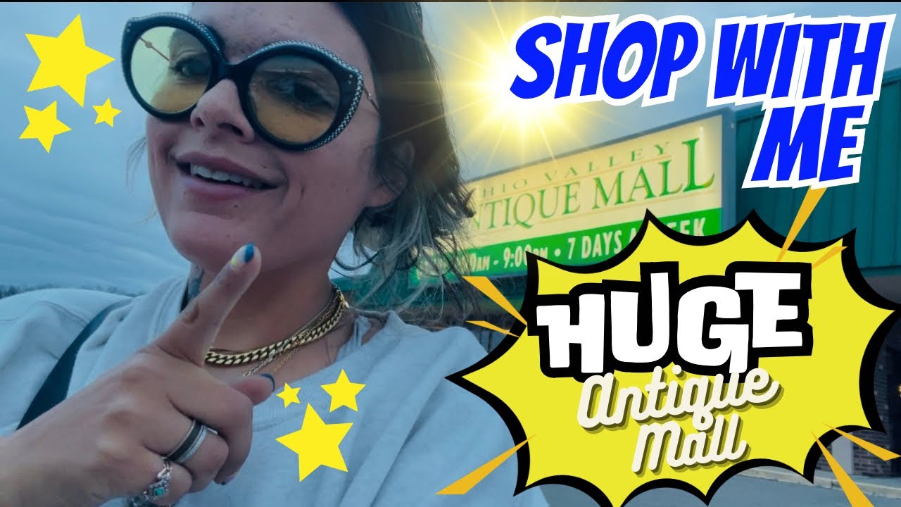 “Evening Antiquing” | SHOP WITH ME | ANTIQUE MALL FINDS | THRIFTING | FLEA MARKET | VINTAGE RESALE