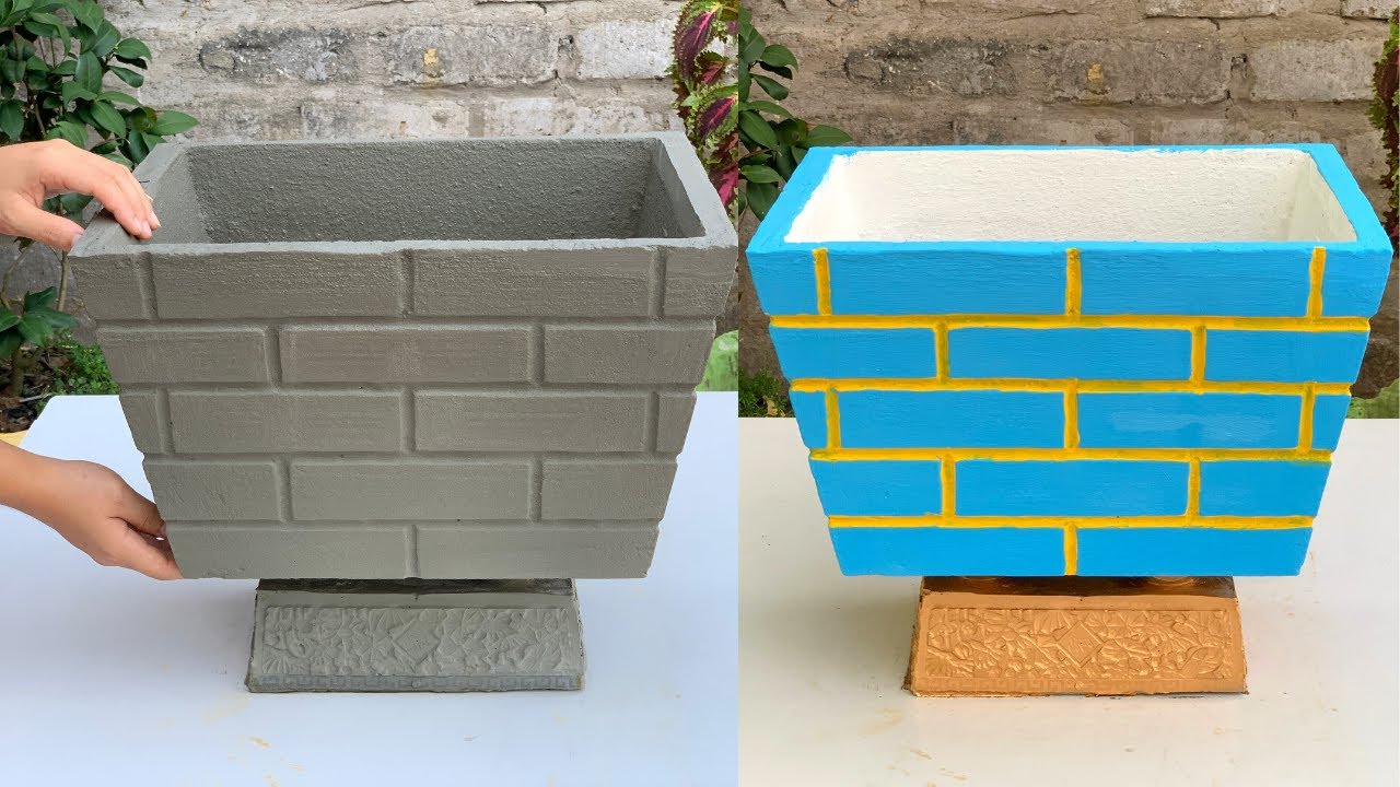 Beautiful Flower Pot Ideas From Sand Molds and Cement