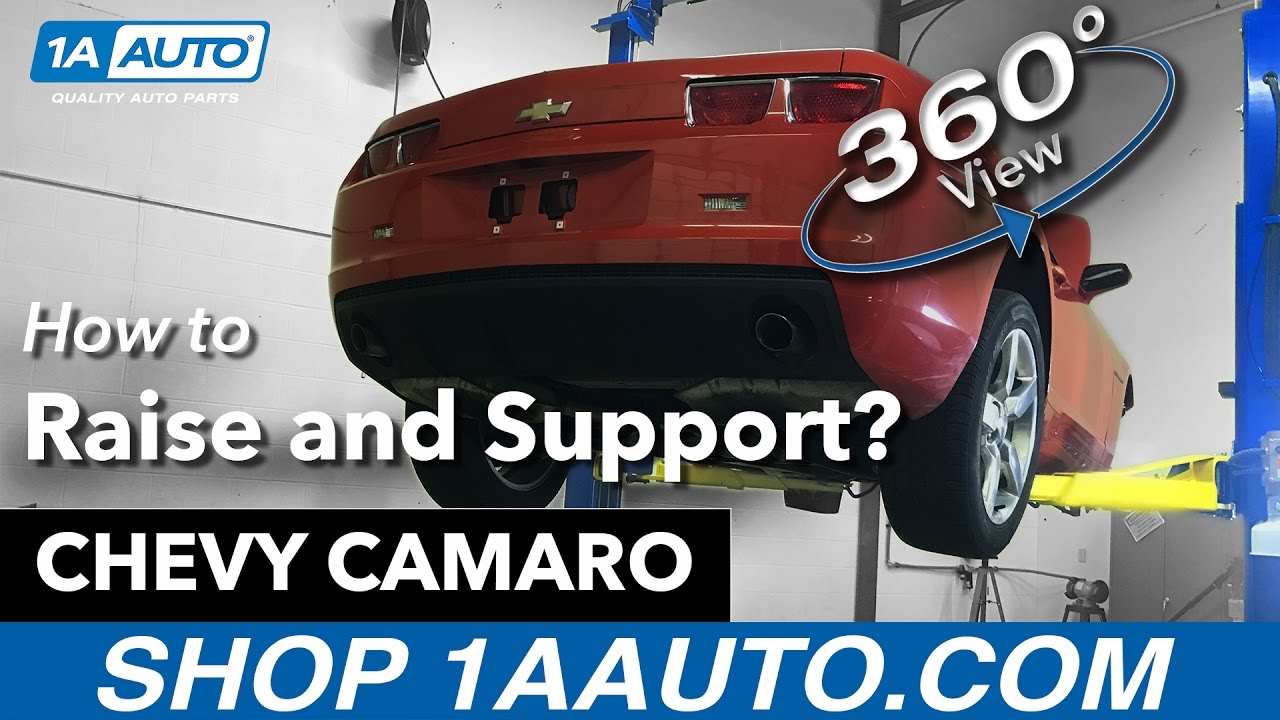 How to Raise and Support 2010-15 Chevy Camaro (360 view - VR)