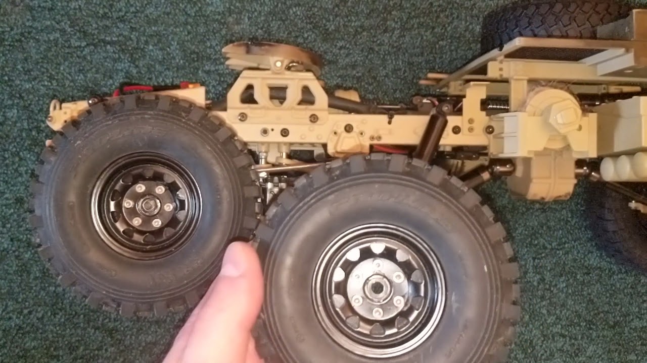HG P802 Military Truck suspension modification and detailing, actual walk through.
