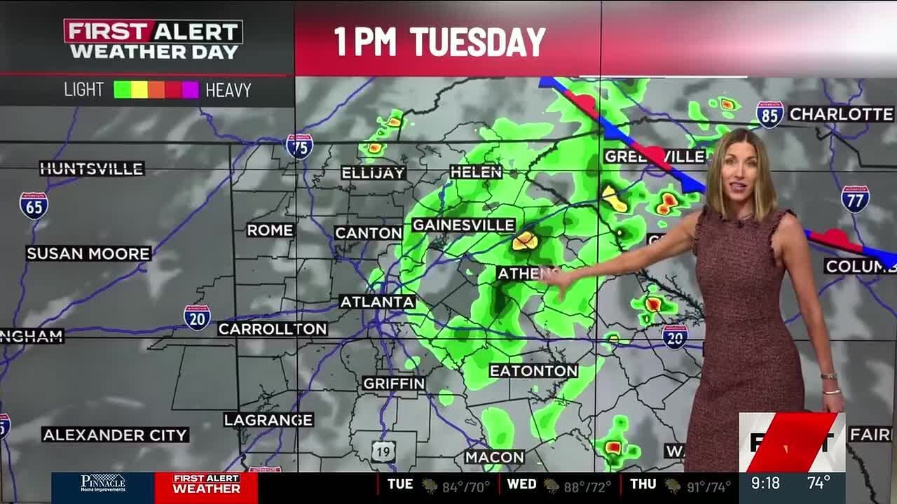 Прогноз &laquo;First Alert&raquo;: сильный дождь сегодня утром и местами ливни днём