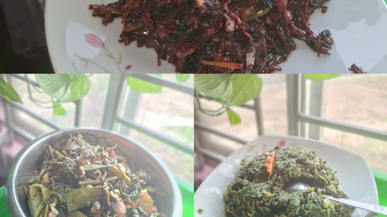৩ রকমের শাক রান্না করবো