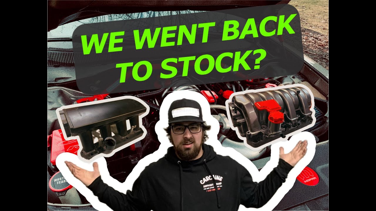 Sam ditches the Sniper Intake! Ported Factory Hemi Intake Install
