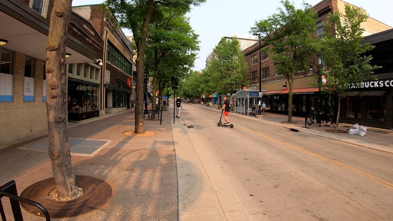 Walking Down State Street - Madison, WI