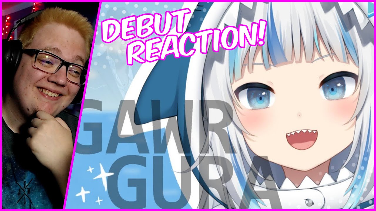 Can This Shark BE Any Cuter?! / Gawr Gura Debut HOLOLIVE REACTION