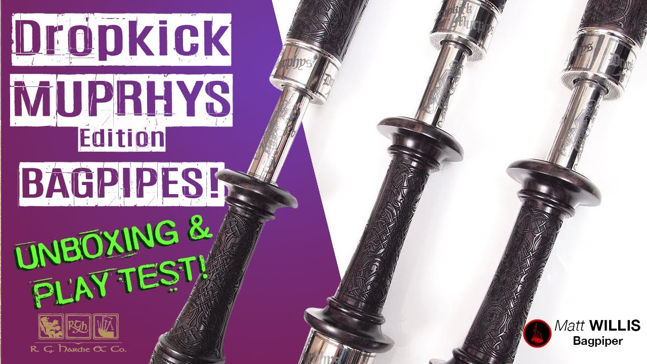 Unboxing & Play Test: Dropkick Murphys Edition Bagpipes