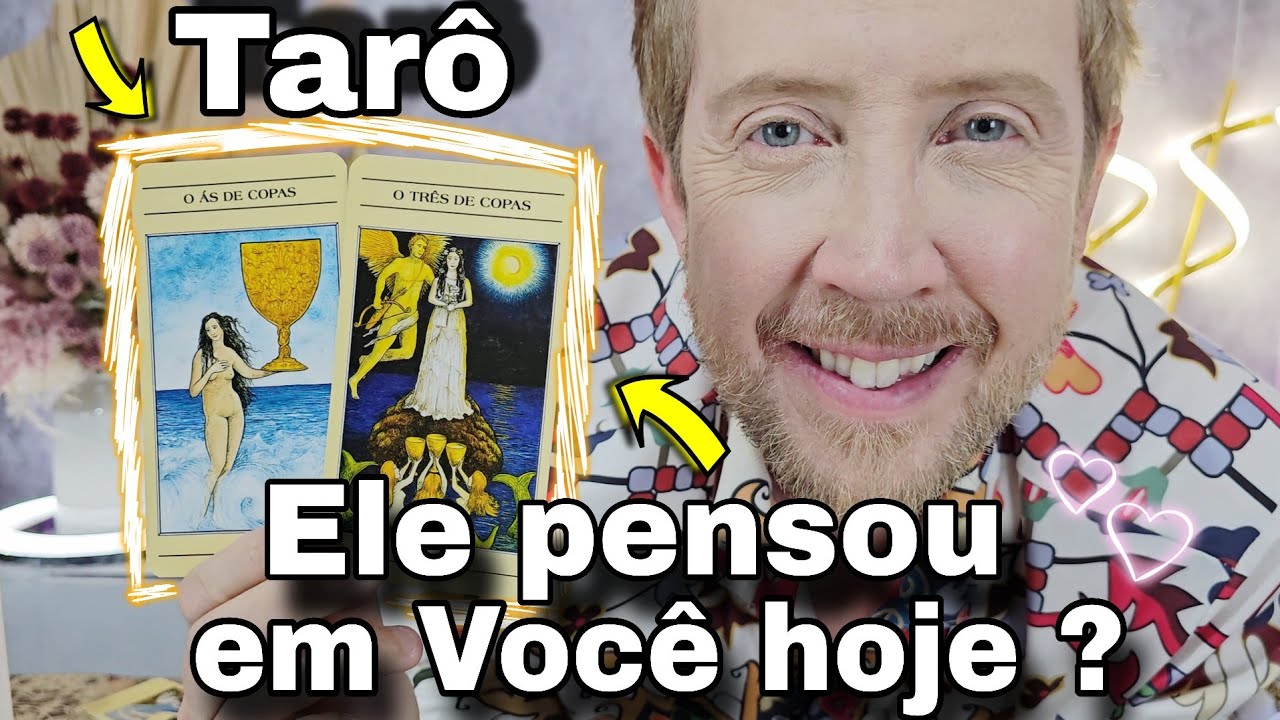 ELE PENSOU EM VOCÊ HOJE ? O QUE PENSOU ? Tarô de hoje,rei do oráculo hoje,bubatarohoje,elepensaemmim