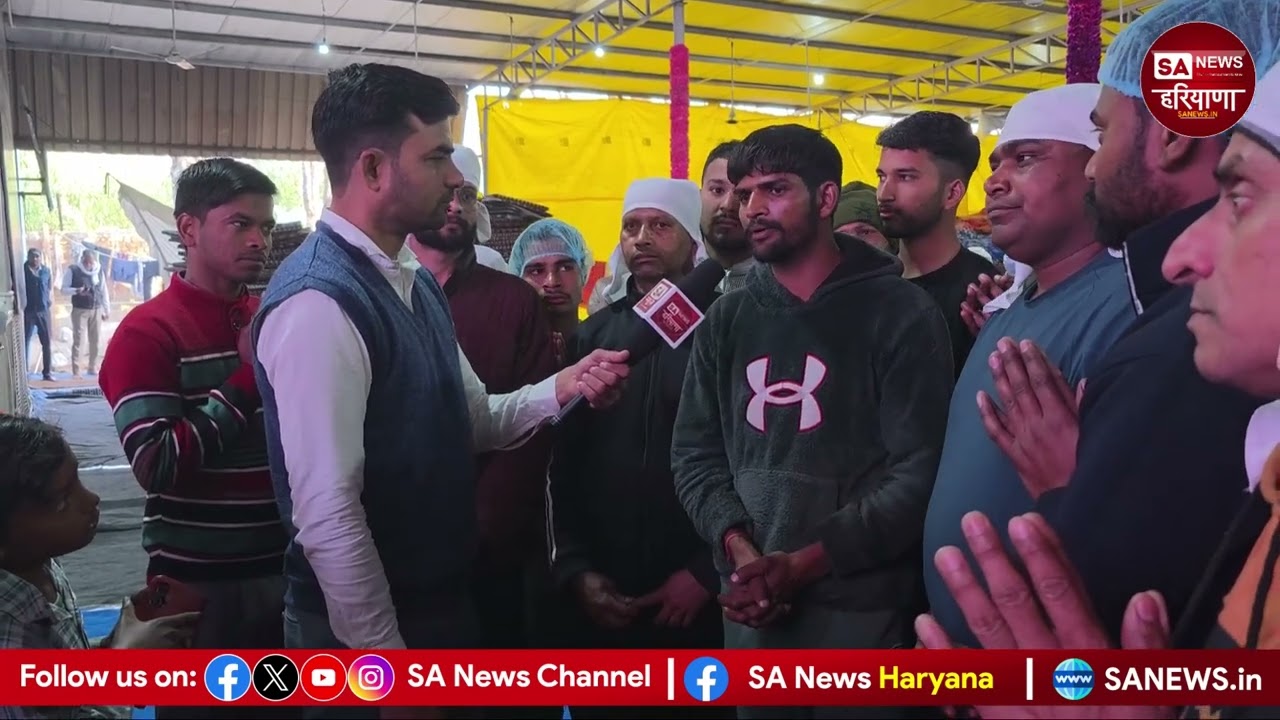 ऐसा नज़ारा पहले नहीं देखा, सतलोक आश्रम भिवानी में हलवा प्रसाद पर उमड़ी भीड़ | Sa News Haryana