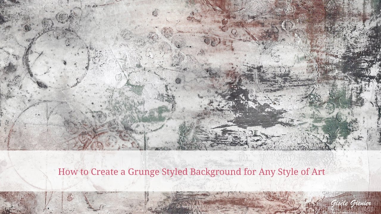 How to Create a Grunge Background for Any Style of Art - Book of Backgrounds 2016, Number 41