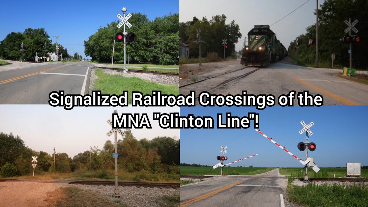 ALL Signalized Railroad Crossings of the Missouri & Northern Arkansas "Clinton Line"! (2021)