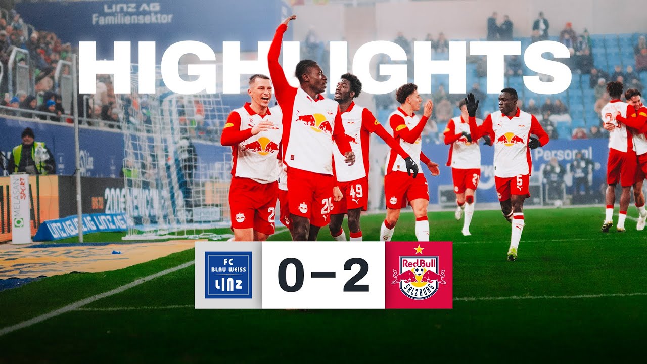 Volle Punkteausbeute: BW Linz &ndash; Salzburg | Highlights | 16. Spieltag, ADMIRAL Bundesliga