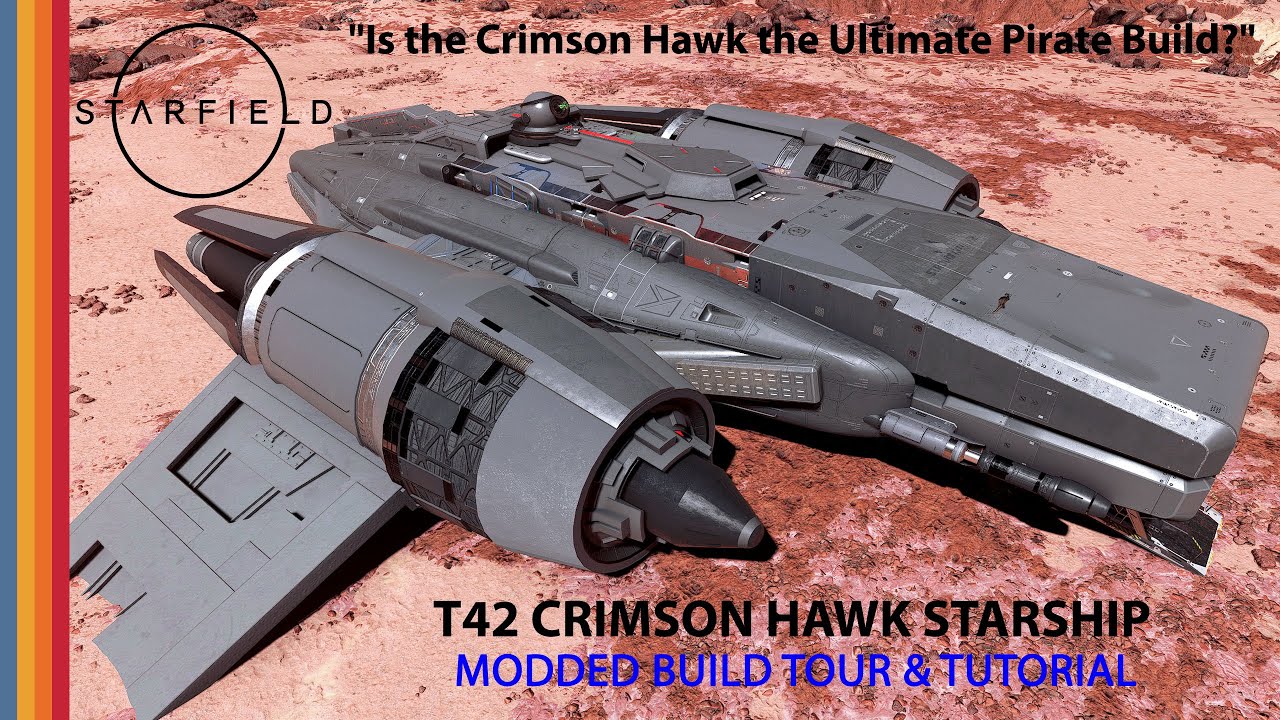 Starfield Crimson Hawk Ship Build Tour & Tutorial