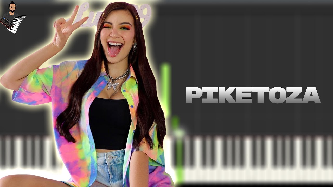Lulu99 - Piketoza | Instrumental Piano Tutorial / Partitura / Karaoke / MIDI