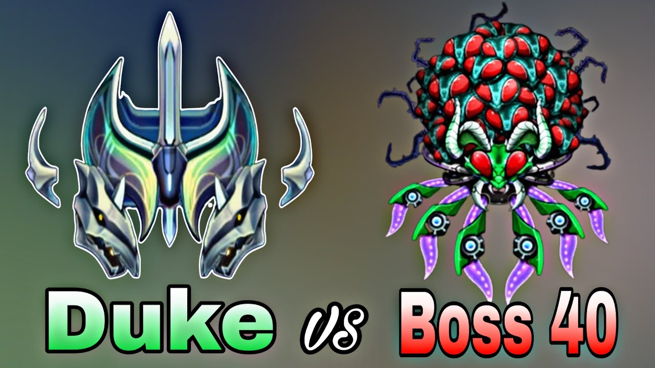 Space Shooter New Ship Duke vs Boss 40 | Brown2k2gaming
