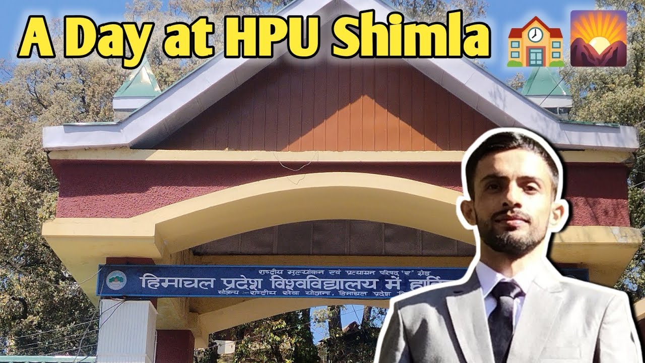 A Day at Himachal Pradesh University 🏫 | B.Ed. Life at HPU Shimla 🏔️