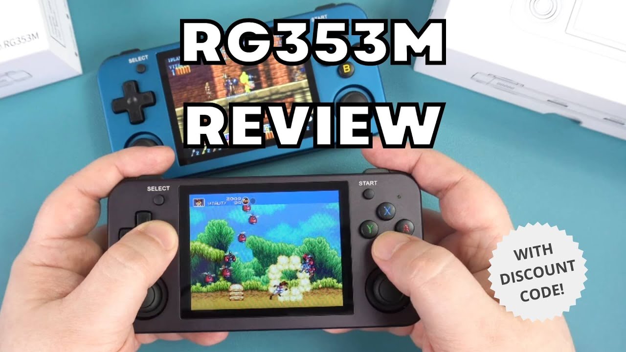 RG353M Review with discount code - Android & Linux metal alloy retro gaming handheld