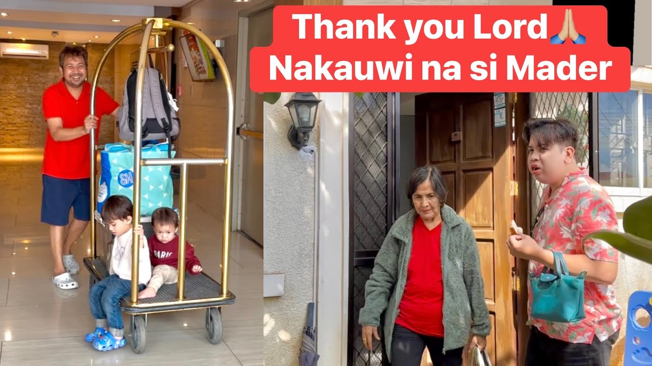 Nakauwi na si Mader after 11 days | Nagswimming muna bago mag checkout sa Staycation
