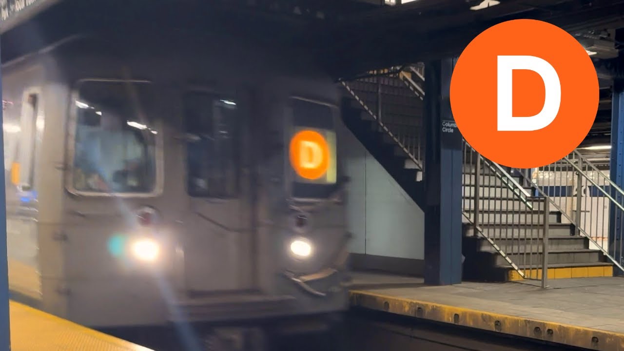 New York City Subway D Sixth Avenue Express, R68 Westinghouse-Amrail, 4K Train Ride