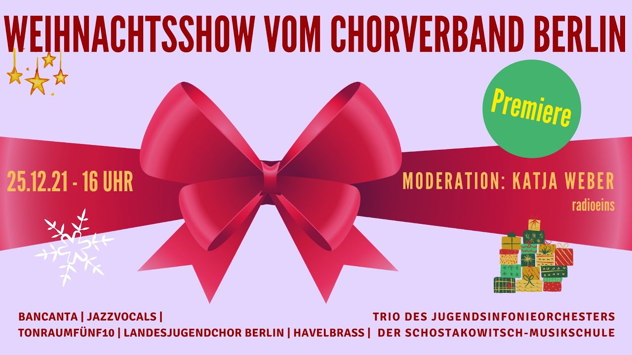 Weihnachtsshow vom Chorverband Berlin (2021)