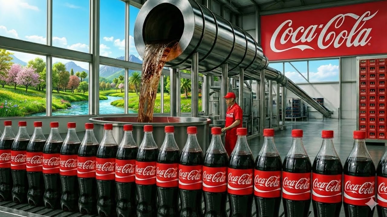 How Coca Cola is Made in Factory | Inside the Secret Coca Cola Factory (Full Process)