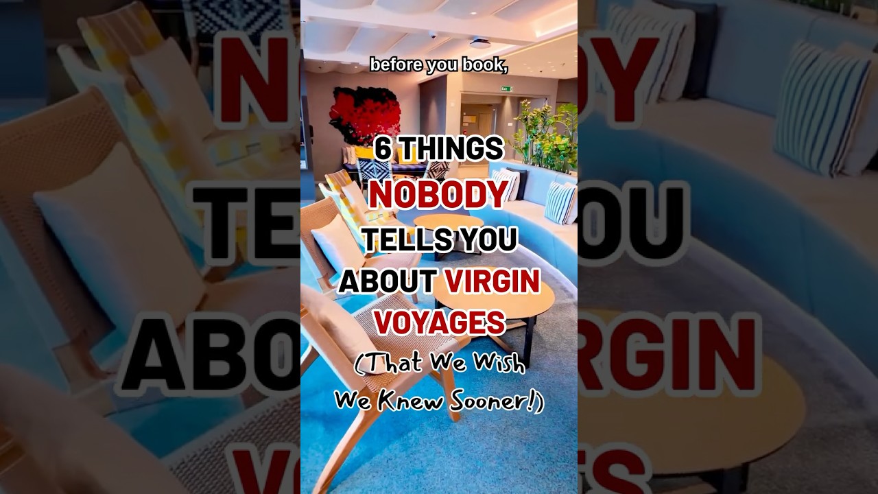 6 things that NOBODY tells you about Virgin Voyages! #cruise #shorts