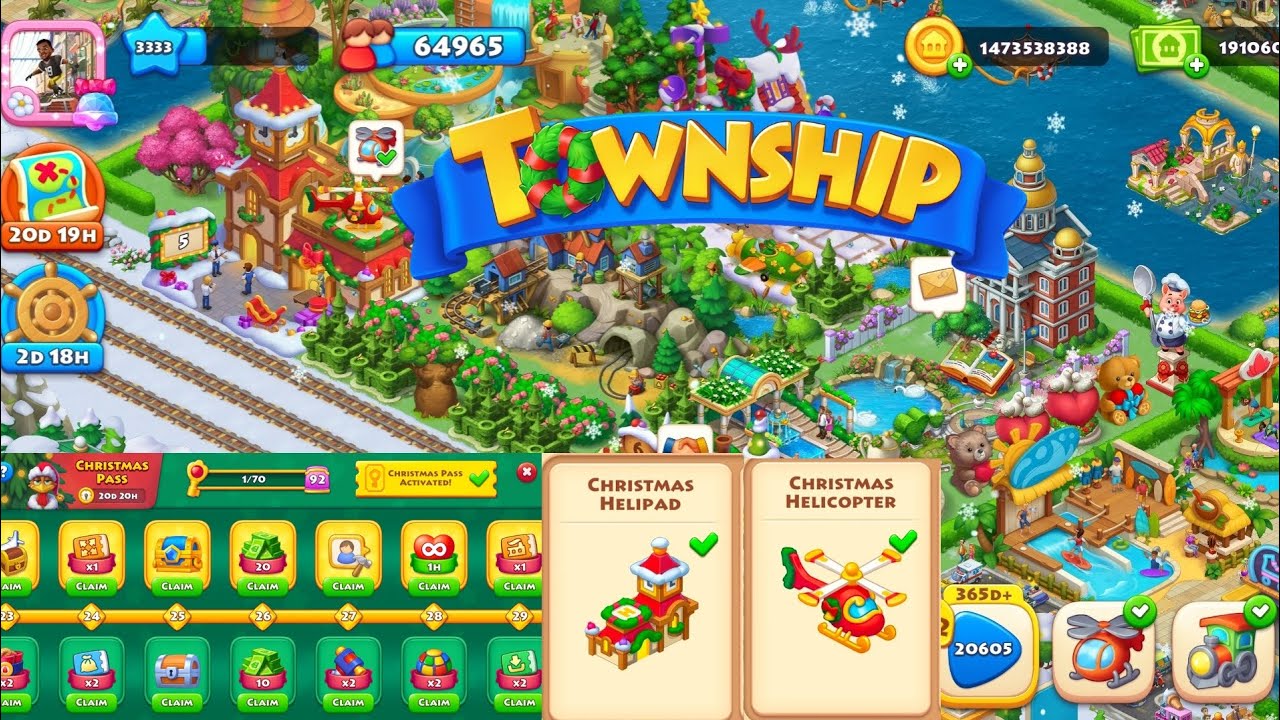 Поселок | Рождественский пропуск 2025 | Взломанный геймплей