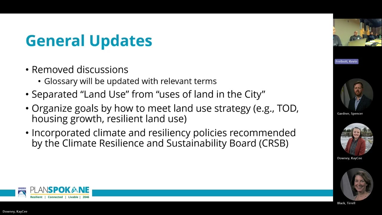 February 25th, 2026 Land Use Chapter Review Subcommittee Meeting