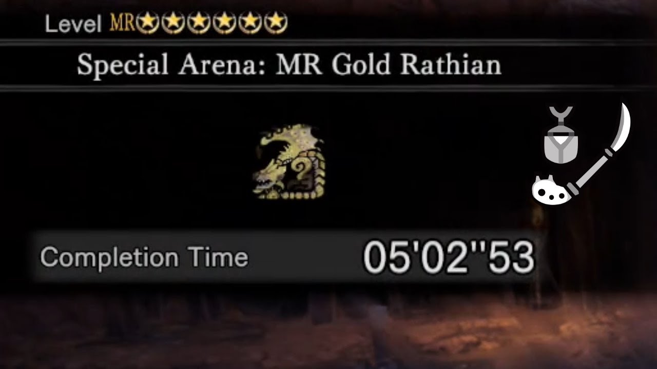MHWI - Gold Rathian 5'02 Insect Glaive Solo (TA wiki rules + clutch claw) / リオレイア希少種　操虫棍　ソロ